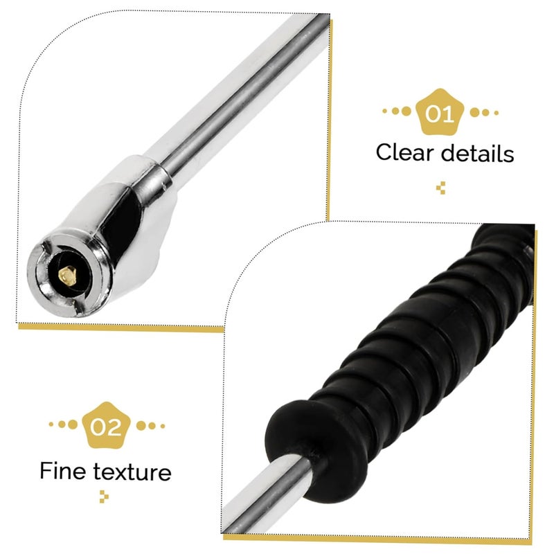 5pcs Multicolor Car Tire Inflator Kit with Air Gauge Chuck and Nozzle Attachments - Image 4