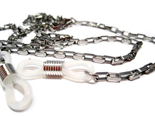 ATLanyards Rectangle Box Chain Eyeglass Holder - Stainless Steel Eyeglass Chain - Image 5