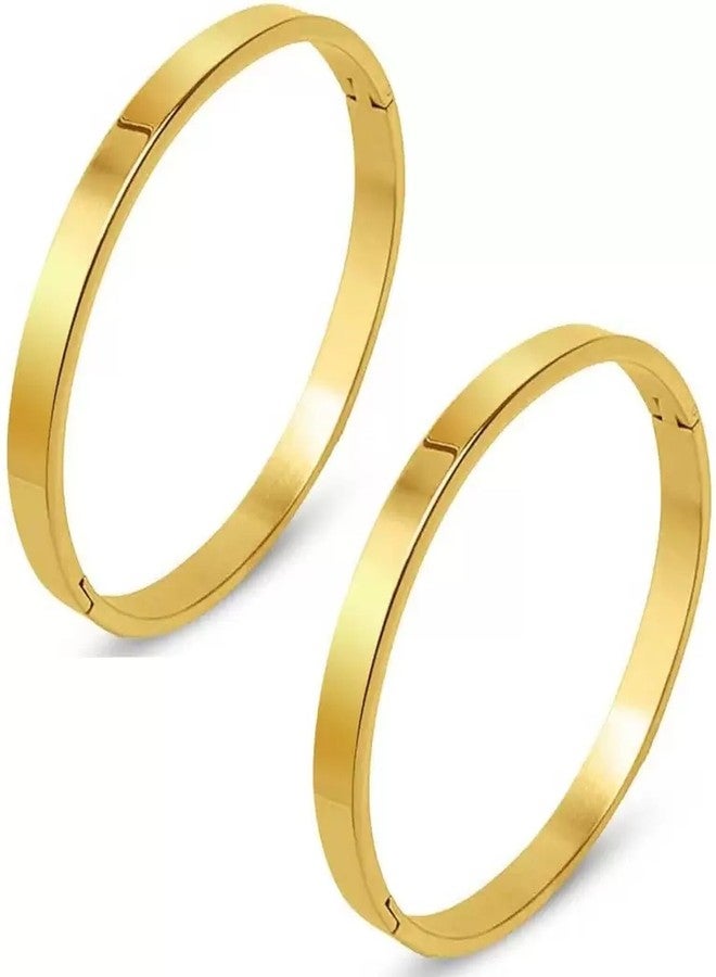 IGA COLLECTION Stainless Steel Titanium Kada with Elegant Design for Men & Women Comfortable Party & Everyday wear Trendy Glossy Finish Armlet/Kada(IC -903 Bracelet/Kada M1) - Image 2