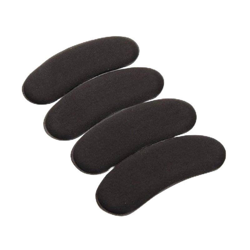 Self Adhesive Heel Cushions Black Sponge Pads For Blister Prevention And Comfort - Image 2