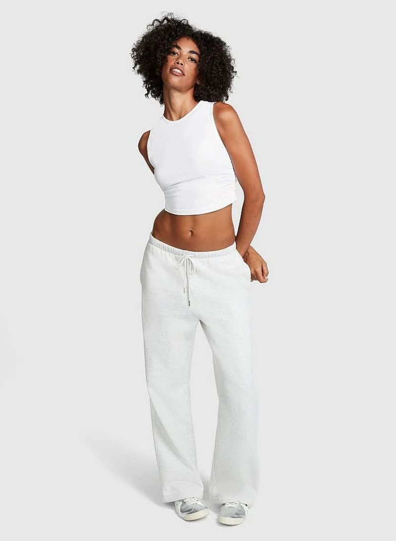 Victoria's Secret Cotton Ruched Crop Tank Top