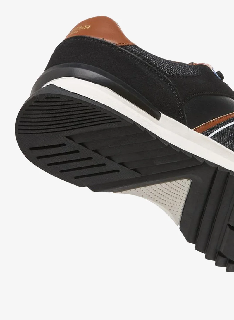 Lee Cooper BLACK Men Lace-Up Ankle Sneakers for Men | Best Price UAE