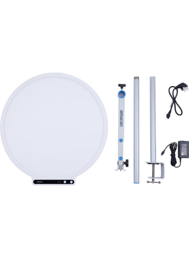 AMARAN Amaran VERGE MAX 22" Bi-Color Key Light with Stand and Adjustable Arm – 60W, 2700K–6500K, 7 Lighting Effects – Ideal for Streaming, Video Recording, Podcasting, Gaming, TikTok  - Image 4