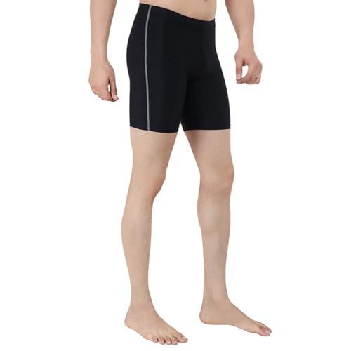 NINQ Men Polyester Spandex Men's Sports Running Set Compression Shirt + Pants Skin-Tight Long Sleeves Quick Dry Fitness Tracksuit Gym Yoga Suits (BLACK2, S) - Image 5
