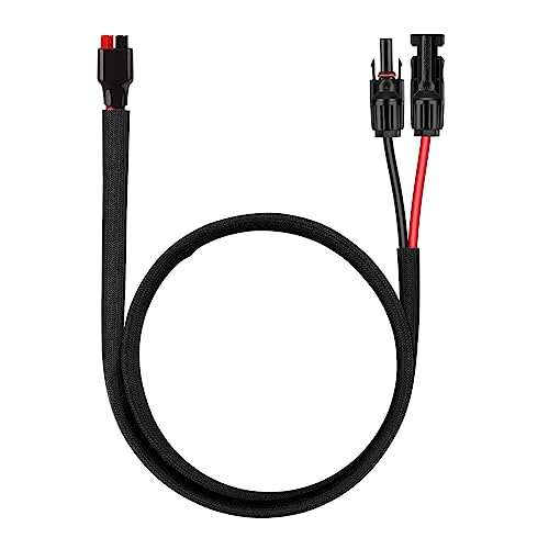 iGreely Connector Solar Panel Cable Kits for Solar Panel RV Marine Boat Portable Solar Generator Power Station 10AWG 60cm/2ft - Image 1