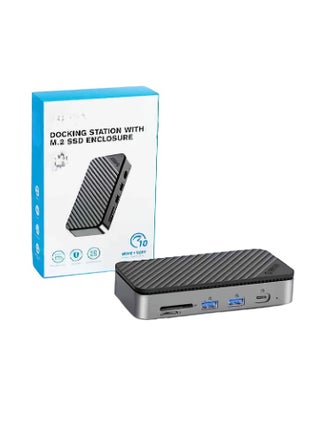 USB C Hub, 10 In 1 USB C Docking Station With Cooling Fan, Lightweight SSD Enclosure External USB Hub, Compact And Durable Multiple Ports USB Docking Station, (1pc, Grey) - pzsku/ZA8A25EAB7A052ED4B4B2Z/45/_/1729675491/165bd0d0-1489-4f9b-abc1-301ff59d66b3