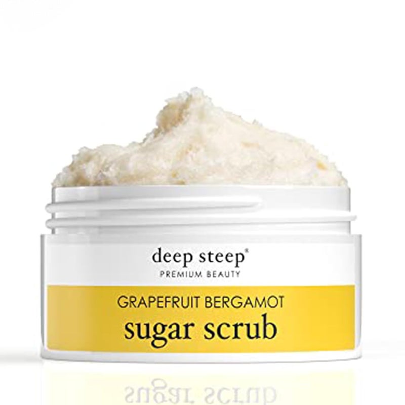 Deep Steep Sugar Scrub Grapefruit Bergamot 8 Ounce