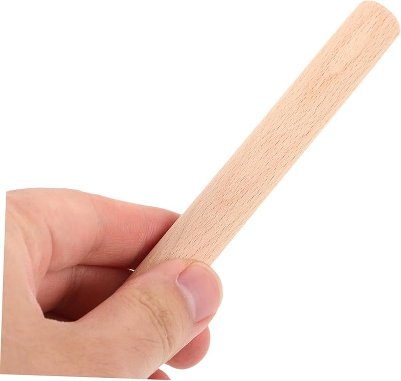 Operitacx 5 قطع من خطافات لوح الأوتاد الخشبية بسطح أملس ديكور بوهو لمشاريع DIY - Image 3