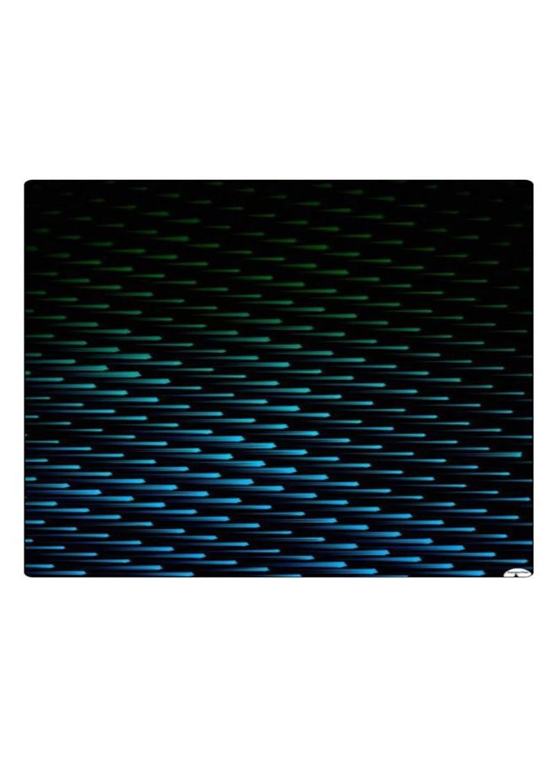 RKN Printed Anti-Slip Gaming Mouse Pad Black/Blue/Green