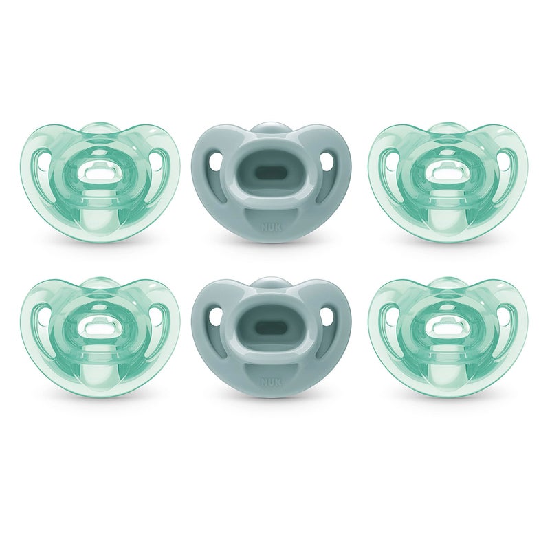 NUK Comfy Pacifiers, 0-6 Months, 6 Pack - Image 1