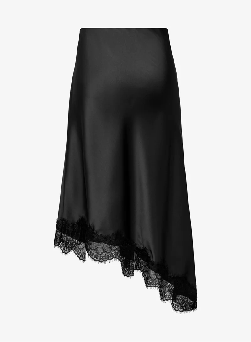 Only  Onlfaraya Asymmetric Lace Woven Skirt for Women | Best Price UAE