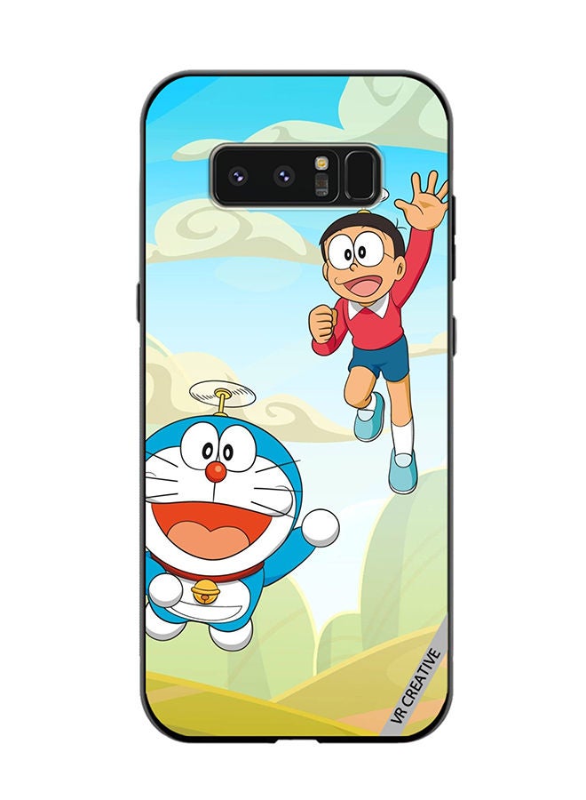 VR CREATIVE Protective Case Cover For Samsung Galaxy Note 8 Dorami Design Multicolour - Image 1