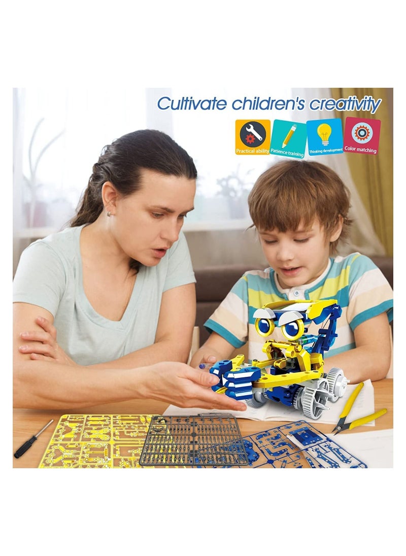 KIDSAVIA - Learning Toys 11 in-1 Solar Robot STEM Projects Kids Toys - Solar Powered Educational Toys - DIY Building Block Kits - STEM Robot Toys for kids - Image 1