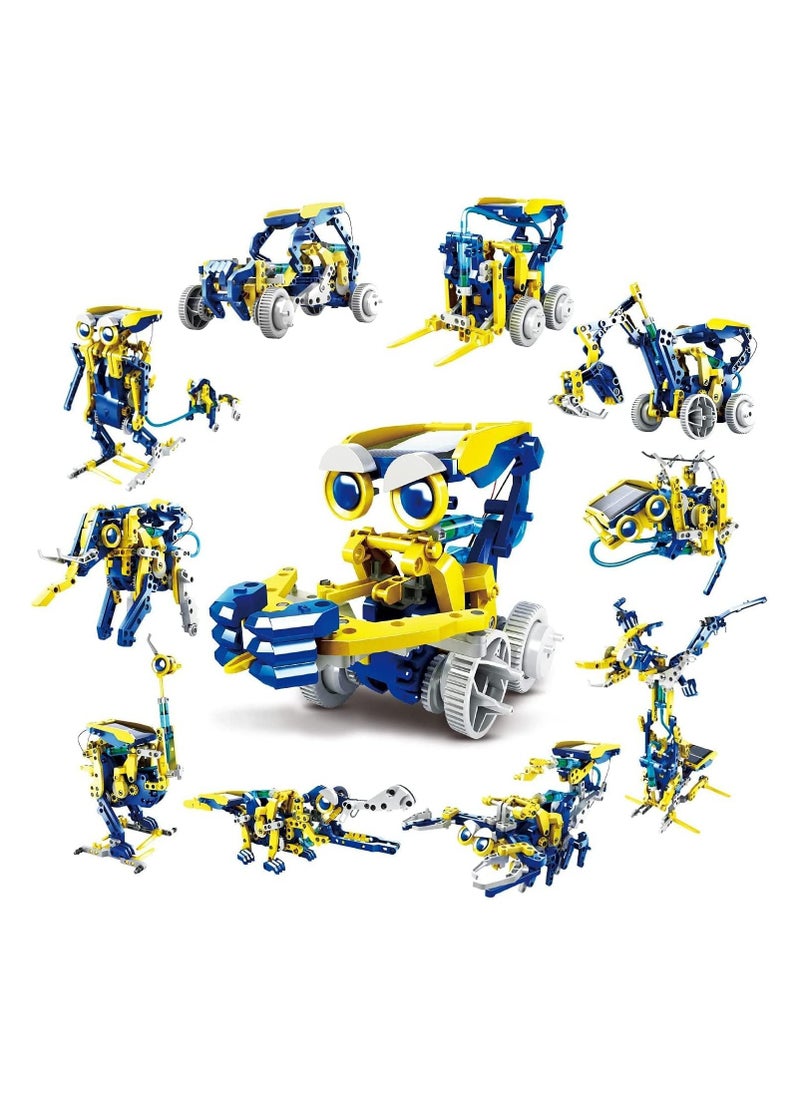KIDSAVIA Learning Toys 11 in-1 Solar Robot STEM Projects Kids Toys - Solar Powered Educational Toys - DIY Building Block Kits - STEM Robot Toys for kids  - Image 1