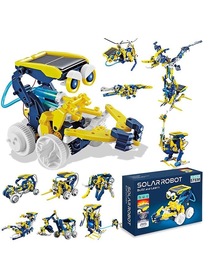 KIDSAVIA Learning Toys 11 in-1 Solar Robot STEM Projects Kids Toys - Solar Powered Educational Toys - DIY Building Block Kits - STEM Robot Toys for kids  - Image 2