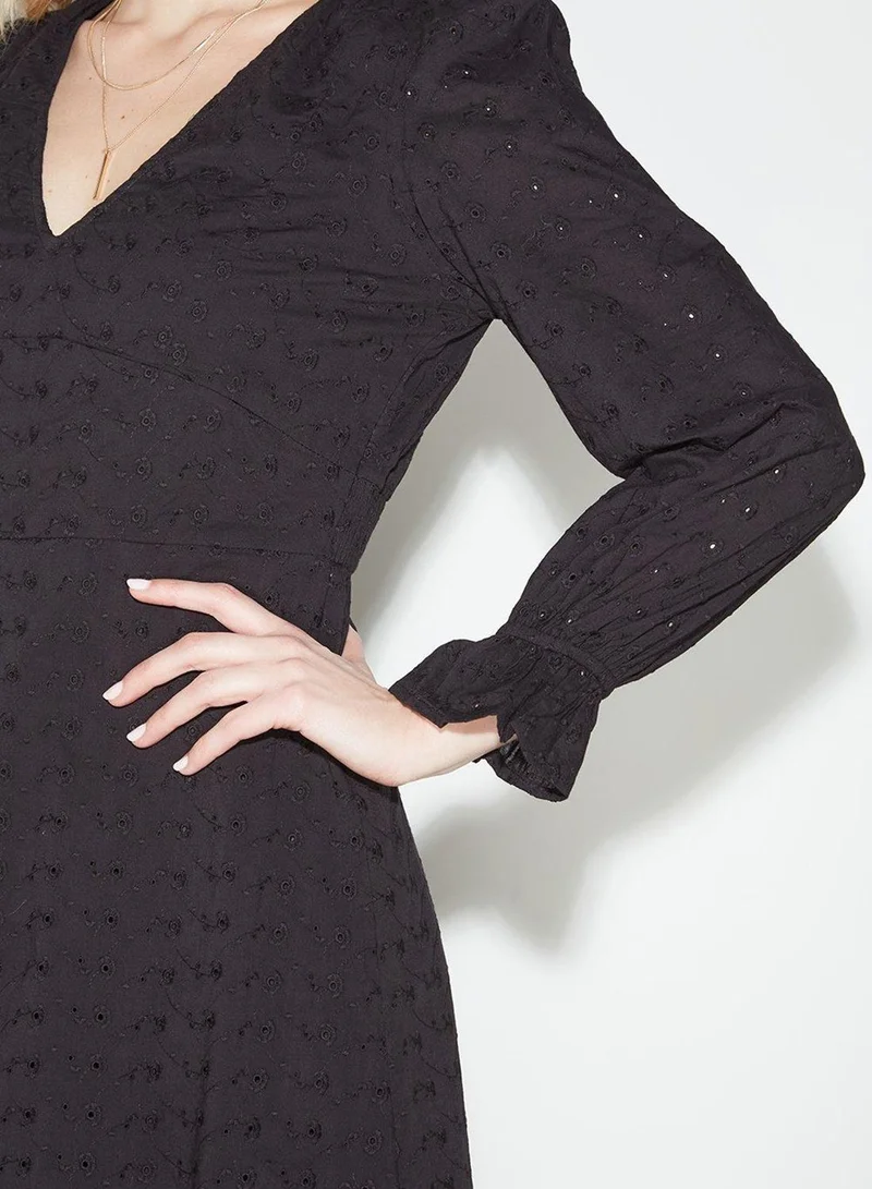 DOROTHY PERKINS Puff Sleeve Broidered Dress