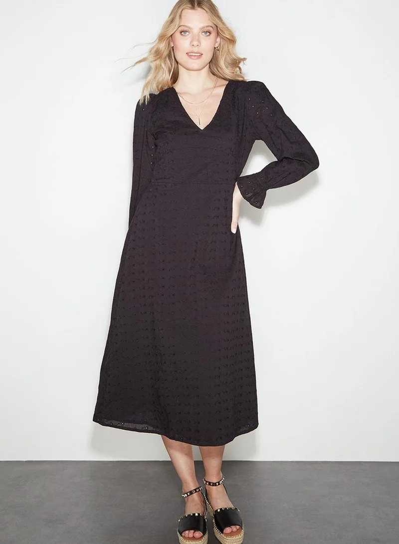 DOROTHY PERKINS Puff Sleeve Broidered Dress