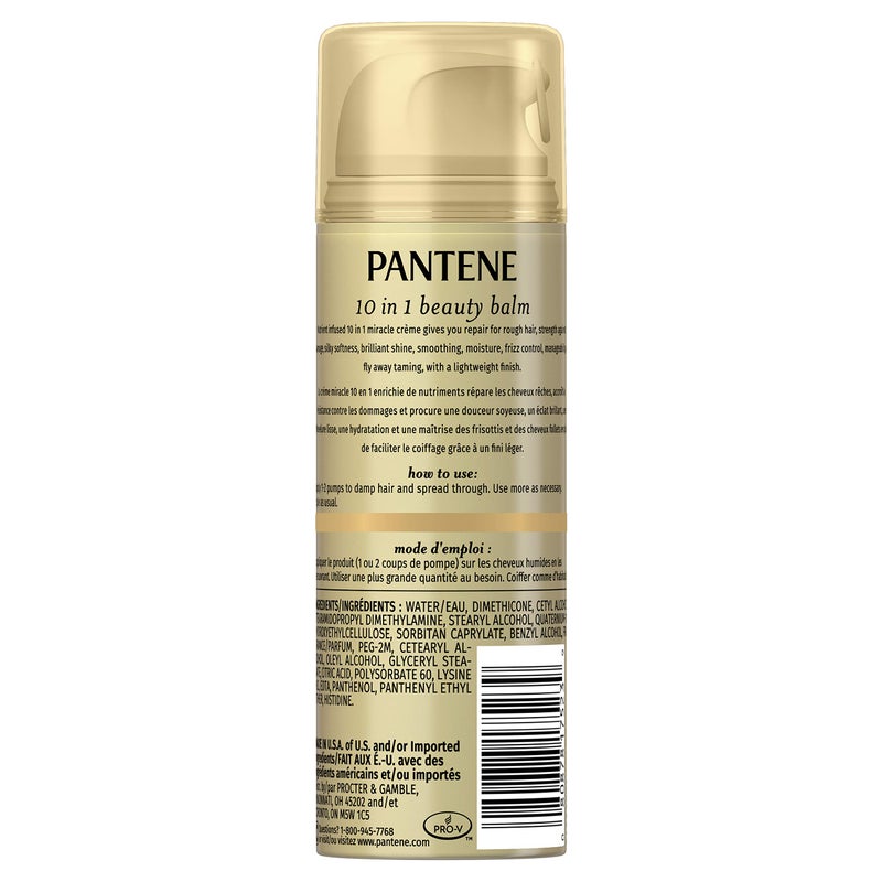Pantene Pro-V Ultimate 10 Beauty Balm CrÃ¨me for Hair, 5.1 Fl Oz - Image 2