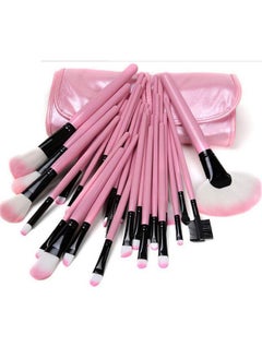 Soft Bristle Makeup Brush Set With Storage Pouch- Pink, 24 Pieces - pzsku/ZA8A2C49923CD73A48ED9Z/45/_/1733729642/fe9cd5c9-6b2f-4f73-885c-631e83393a73