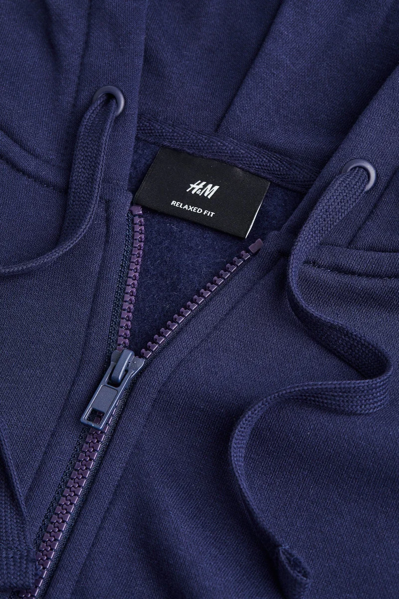H&M Relaxed Fit Zip-Through Hoodie
