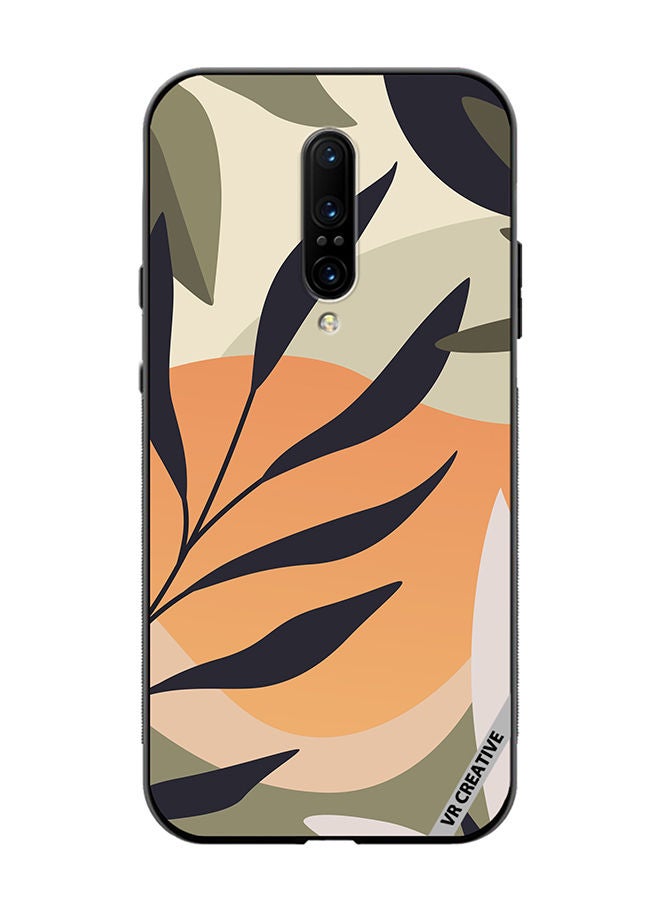 VR CREATIVE Protective Case Cover For OnePlus 7 Pro Leaf Tropical Design Multicolour - Image 1