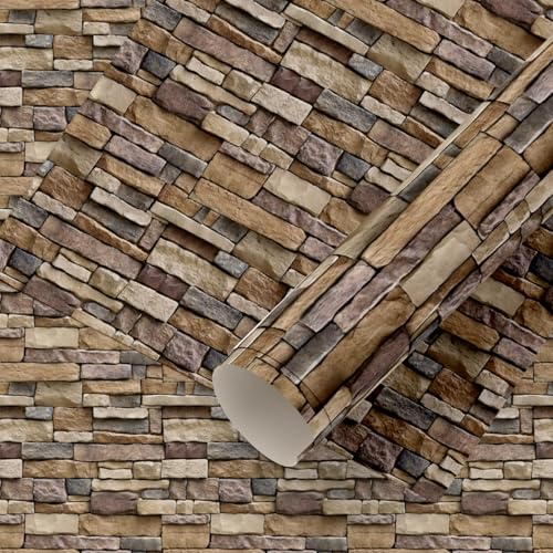 Eurotex Peel and Stick Wallpaper, Self Adhesive DIY Wall Sticker for Bedroom Hall Living Room Kitchen Home & Office, PVC Coated & Waterproof Surface Scratch Resistant – 45 x 600cm - Image 1