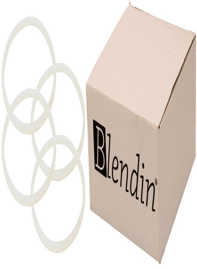 Blendin Replacement White Gasket Rubber Seal, Compatible with Magic Bullet MB-1001, MB-1001B, MBR-1101, MBR-1701, MBR-1702, MBR-0301 250W Blenders, Replacement Part Gaskets Cross or Flat Blade (4) - Image 4