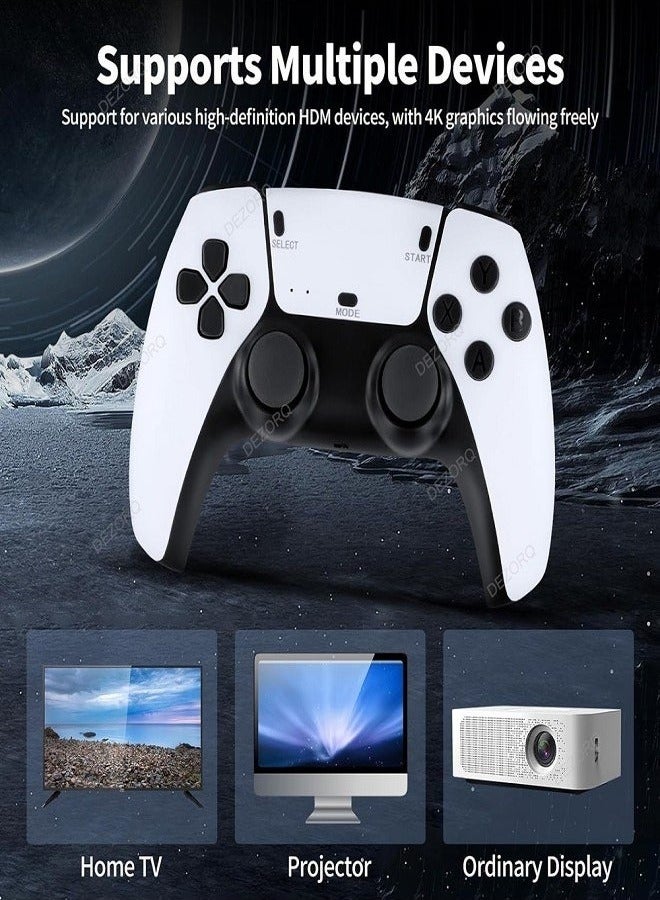 M15 TV Game Console with Dual Wireless Controllers - 128GB Mini Retro PS1 Gaming System, HDMI-Compatible for HD Gaming - Plug & Play for Kids and Adults - Image 2