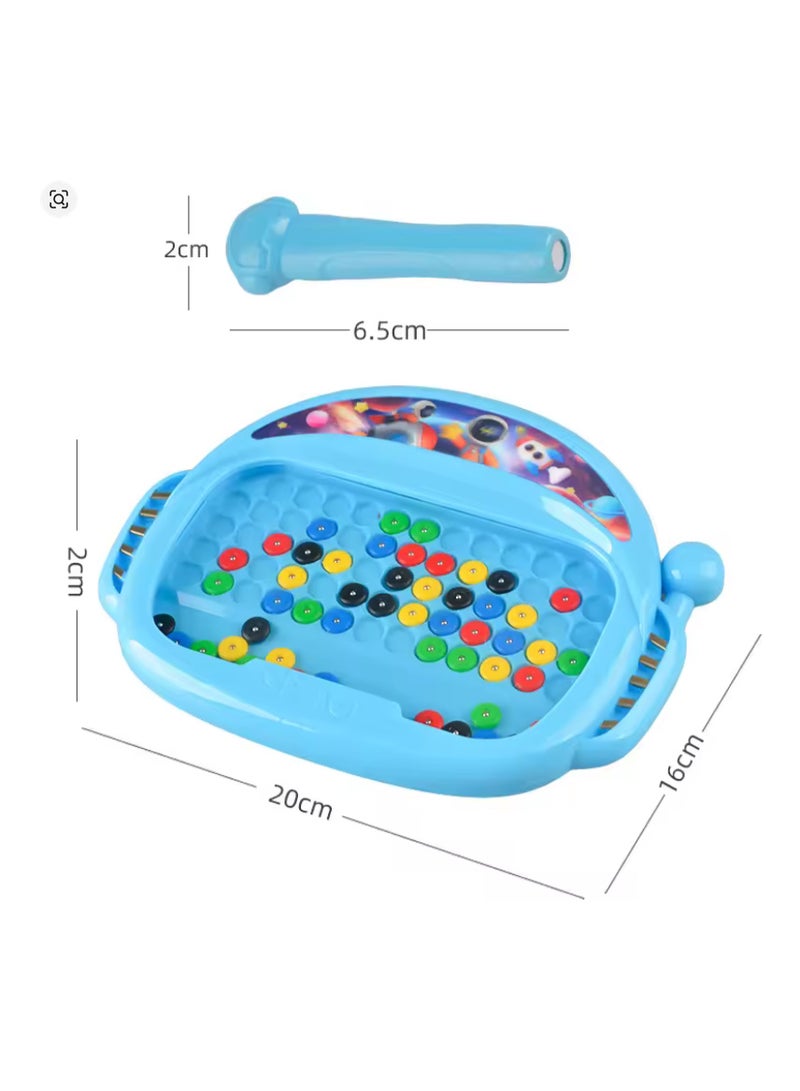 لوحة رسم مغناطيسية للأطفال مع قلم وخرز، لعبة رسم مناسبة للأطفال من عمر 3 إلى 8 سنوات. - Image 3