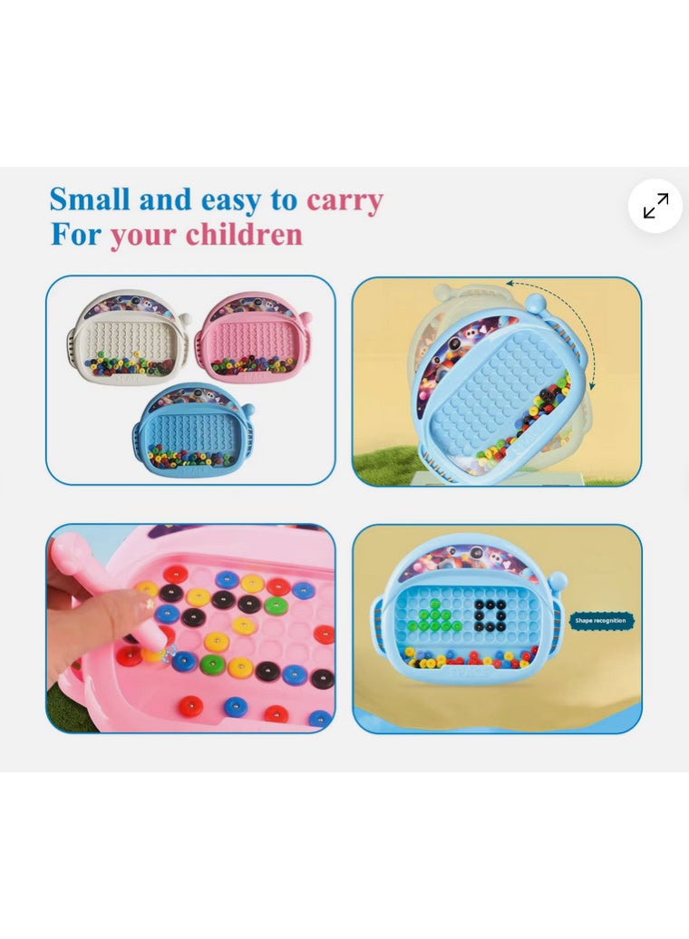 لوحة رسم مغناطيسية للأطفال مع قلم وخرز، لعبة رسم مناسبة للأطفال من عمر 3 إلى 8 سنوات. - Image 4