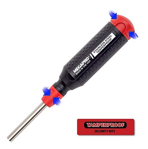 Megapro Tamperproof 15 in 1 Multi Bit Screwdriver (Black/Red) - Image 3