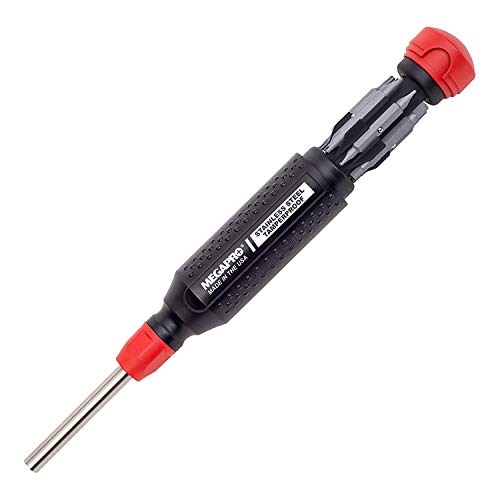 Megapro Tamperproof 15 in 1 Multi Bit Screwdriver (Black/Red) - Image 1