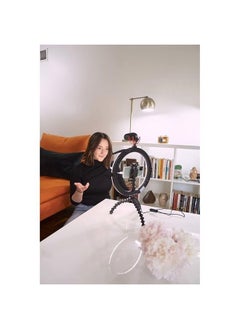 JOBY JOBY Beamo Ring Light 12" - Large LED Selfie Ring Light for Phones or Cameras with 3 Light Modes & 10 Brightness Levels, Mobile, Video, Vlogging, Live Stream, Content Creation, Makeup, Work from Home  - Image 5