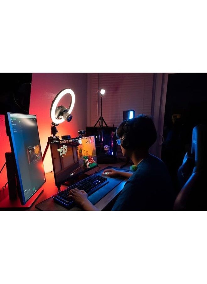 JOBY - JOBY Beamo Ring Light 12" - Large LED Selfie Ring Light for Phones or Cameras with 3 Light Modes & 10 Brightness Levels, Mobile, Video, Vlogging, Live Stream, Content Creation, Makeup, Work from Home - Image 1