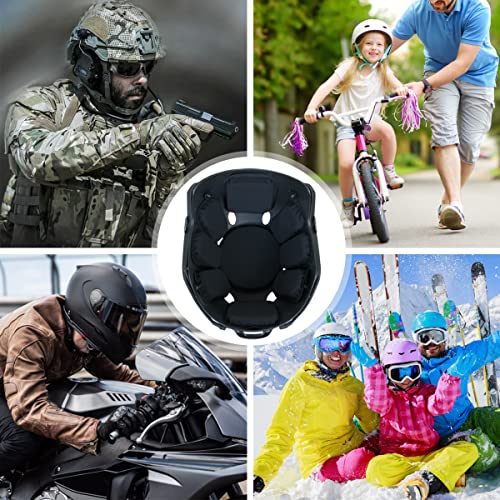 Aoutacc وسائد خوذة AOUTACC العالمية للهواء الطلق، مجموعة ملحقات استبدال وسائد الرغوة للخوذة لخوذة FAST/Mich/ACH/USMC/PASGT (رغوة EVA، سوداء) - Image 4