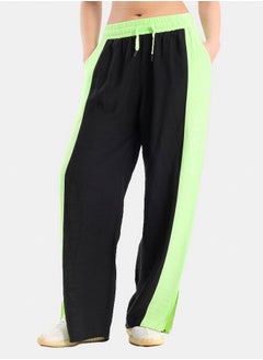 Clue Color Block Pants with Slits  - Image 1