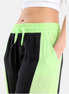 Clue Color Block Pants with Slits  - Image 4