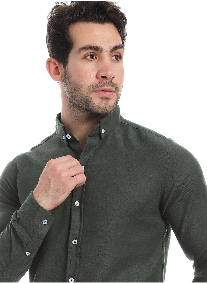 Classic Heather Cotton Long Sleeve Shirt_Emerald Green - pzsku/ZA8A368399D61254A1D76Z/45/_/1739709928/7c209615-4290-4a84-8d21-5fc34df96cf5