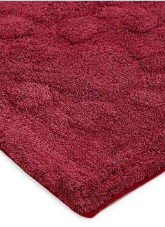 Status Contract Status Unique Design Floor Door Mats in Home Decor Soft Kitchen Living Area Bathroom Office Entrance Non-Slip Washable Dirt Trapper (38x 58 cm) (Foot Print-Maroon)  - Image 4