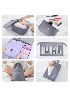 Arabest Packing Cubes for Suitcase, 8 Set Packing Cubes, Luggage Travel packing Organizers Storage Bags Multifunctional Clothing Sorting Packages for Travel Accessories  - Image 4