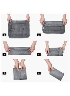 Arabest Packing Cubes for Suitcase, 8 Set Packing Cubes, Luggage Travel packing Organizers Storage Bags Multifunctional Clothing Sorting Packages for Travel Accessories  - Image 3