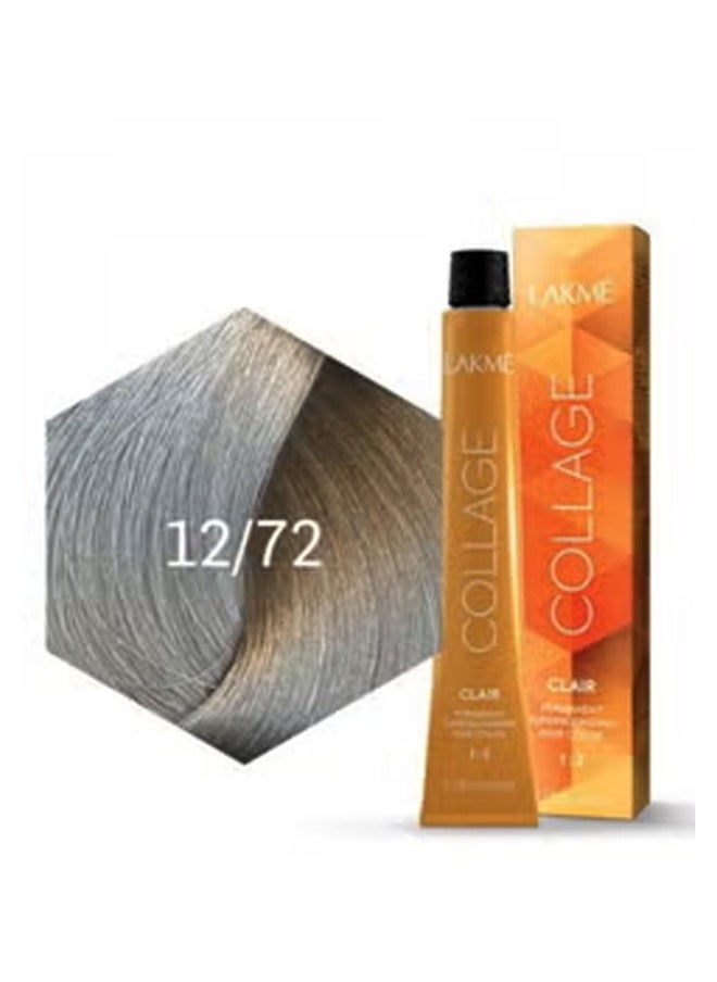 LAKME - Collage Clair Hair Colour 12/72 Blue Violet 60ml - Image 1