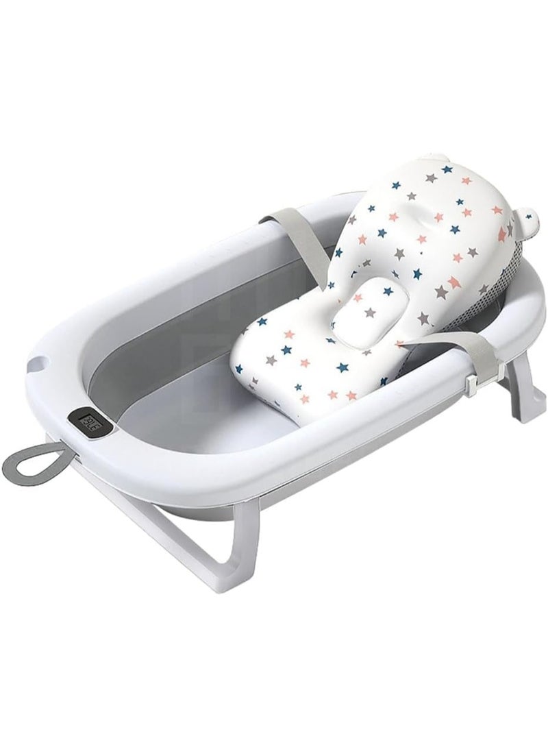 Digital Silicone Baby Bathtub - 2 Pieces