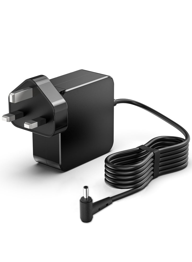 شاحن 65 واط 45 واط ل Lenovo Ideapad Slim 3 3i 1 1i ، Ideapad 330 330S 320 310 510 S340 S145 710S 100 110 120S ، IdeaPad Flex 6 5 4 3 ، V14 V15 كابل محول طاقة كمبيوتر محمول ذو طرف دائري 4.0x1.7 مم