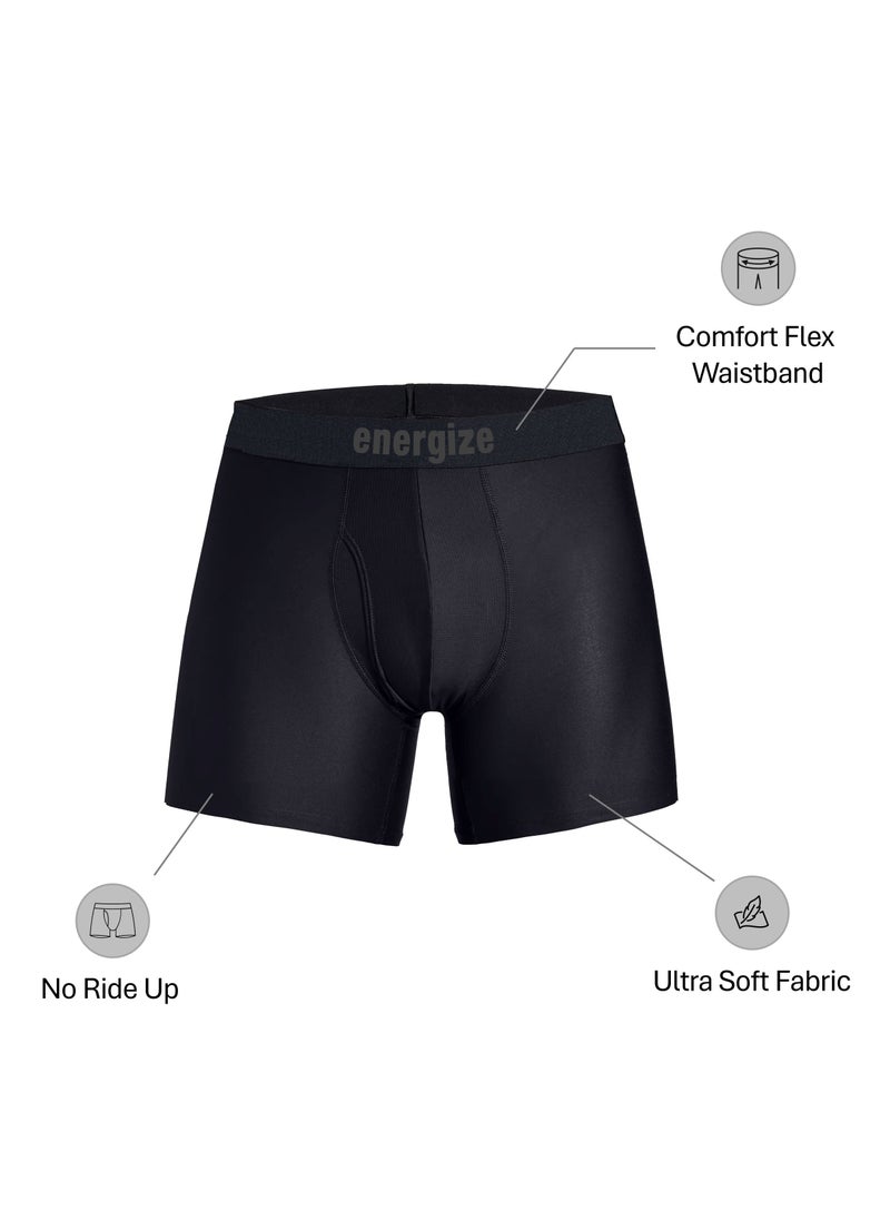 Native Comfort - Premium Midway Brief Boxer Shorts Pack of 5 for Men, Stretchable, Extra Soft, and Breathable Men's Boxer Shorts, Comfortable Underwear for Everyday Wear - Image 1