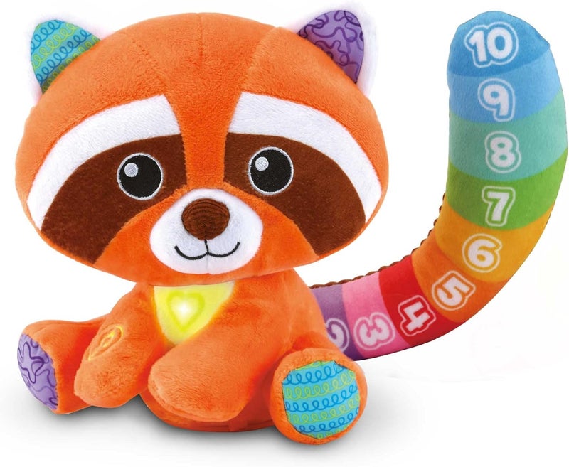 LeapFrog Colourful Counting Red Panda, Interactive Soft Baby Toy with Lights, Numbers & Music, Cuddly Toy, Gift for Babies aged 6, 9, 12+ months, English Version - Image 5