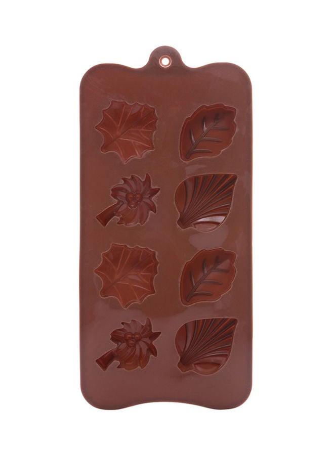 Loquat Multipurpose Silicone Bake Mould Brown 8.5x4x1inch - Image 1