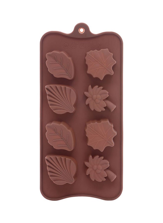 Loquat Multipurpose Silicone Bake Mould Brown 8.5x4x1inch - Image 2