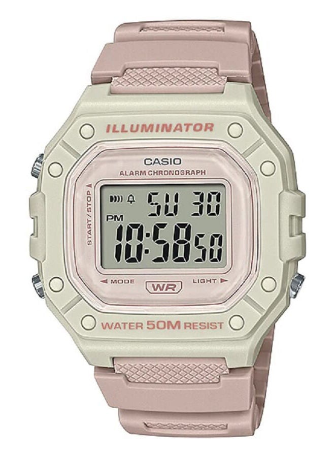 سعر ومواصفات CASIO ساعة يد رقمية من الراتنج W-218HC-4A2VDF (ZA8A4047C276ABCFF2C59Z) على Noon EG