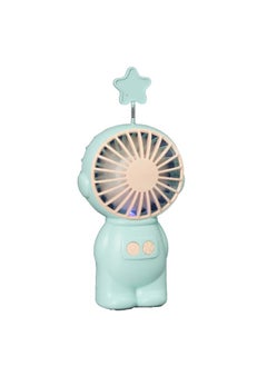Thoraya Handheld Fan Space Man Shape Quiet Mini Rechargeable Portable Night Light for School Office  - Image 2